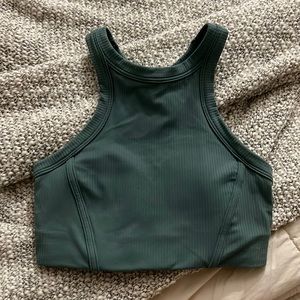 Lululemon ribbed racer back sports bra
